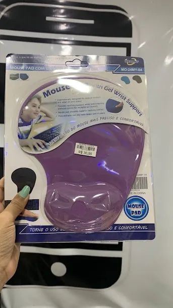 Mouse pad com suporte de pulso em gel - Foto 2