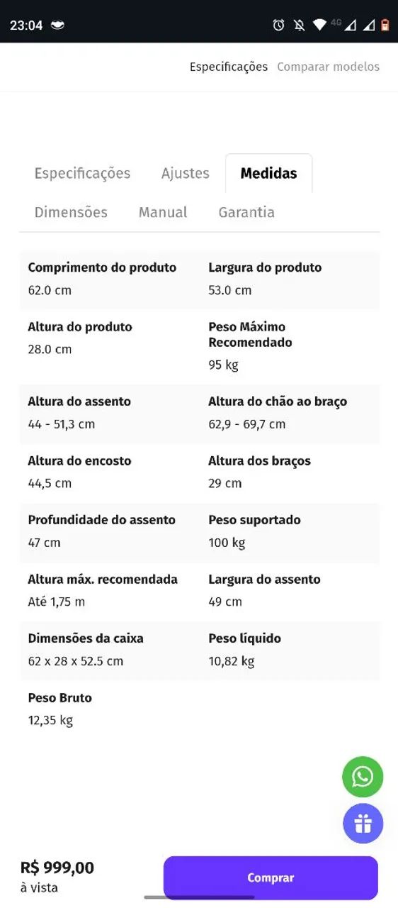Cadeira Ergonômica Elements Astra - Preta - Foto 3