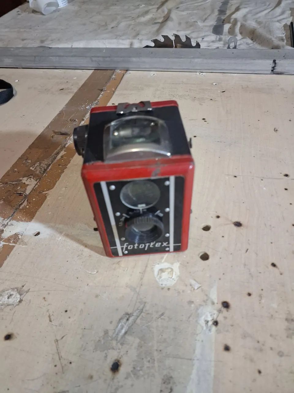 Câmera Fotográfica Antiga Fotoflex com Case - Foto 4