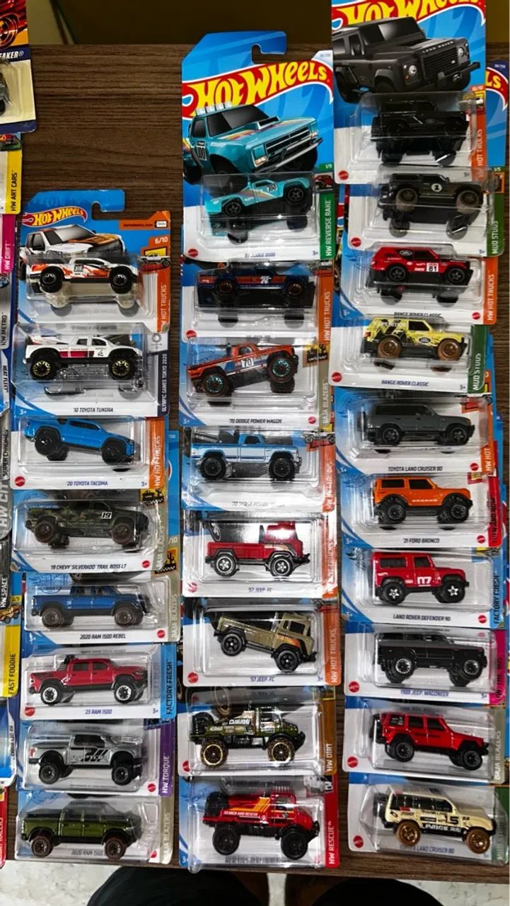 Coleção de Carros Hot Wheels