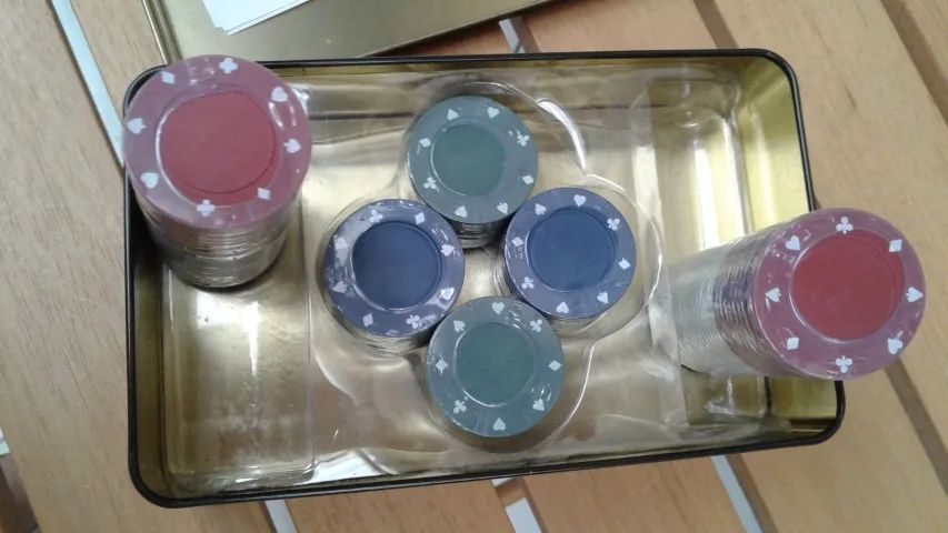 Fichas Para Poker Não Profissional  100 Fichas Onyx Games - Foto 6