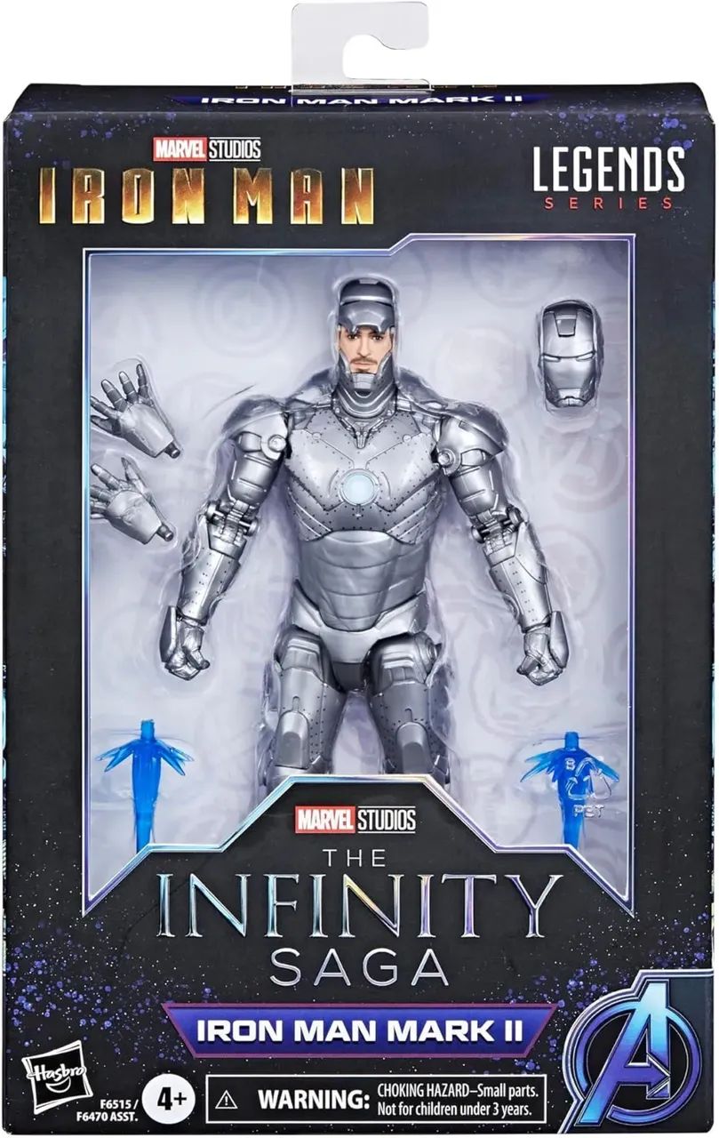 Boneco Marvel Legends - Homem de ferro Mark II HASBRO