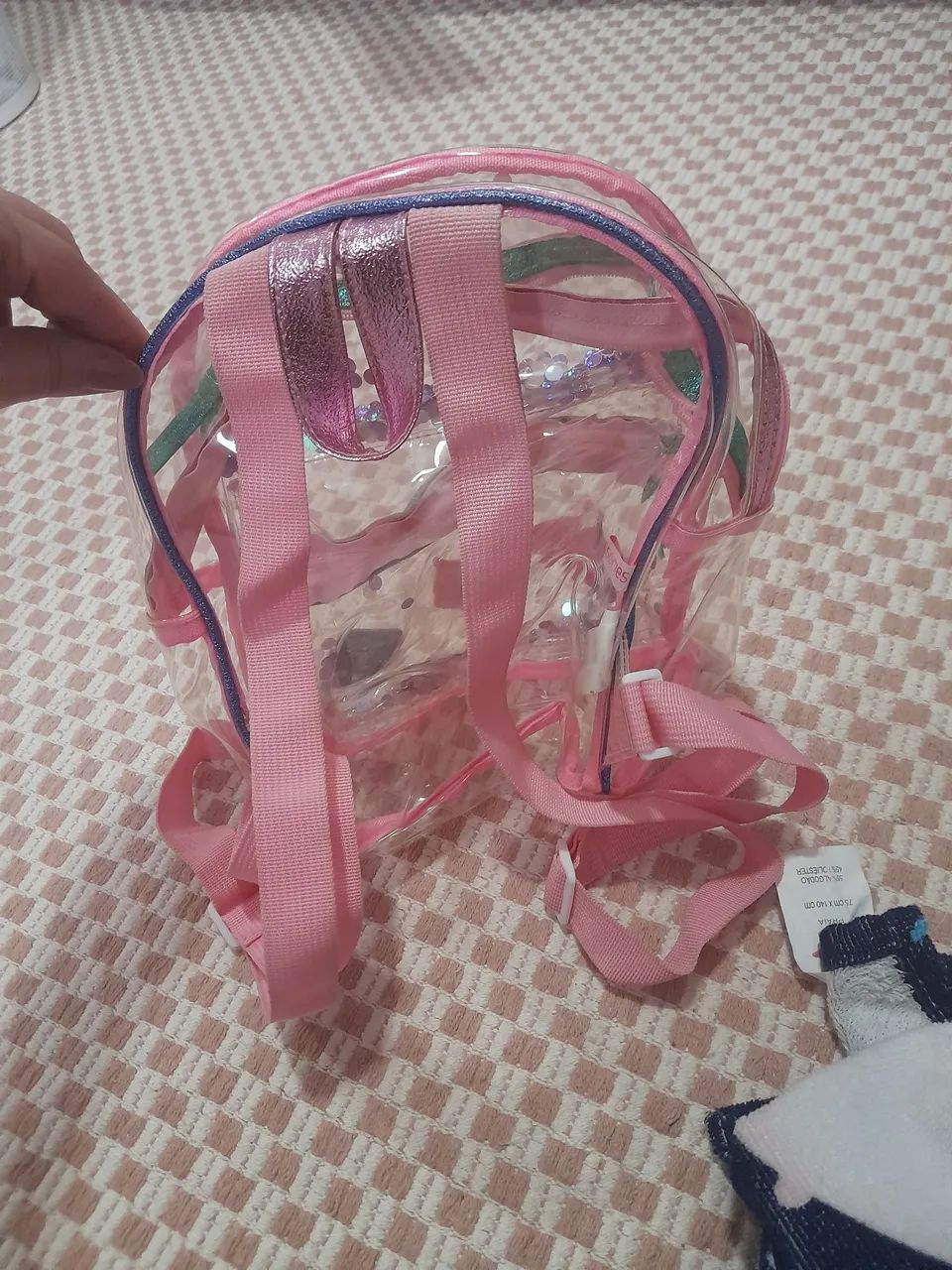 Mochila transparente menina - Foto 2