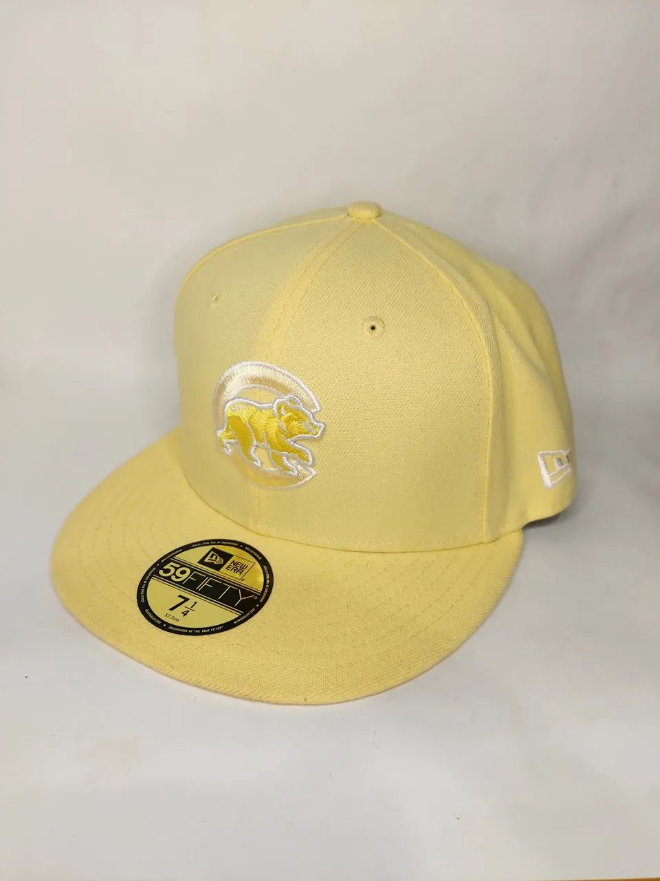 Boné Chicago Cubs amarelo - New era - 59fifty - Aba reta - Baseball - Mlb - Foto 3