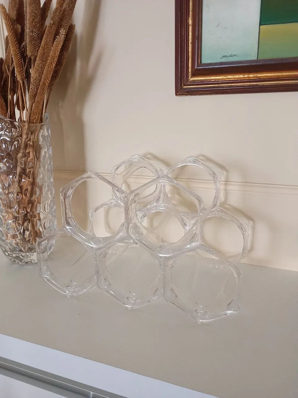 Suporte de acrílico para vinho - Foto 4