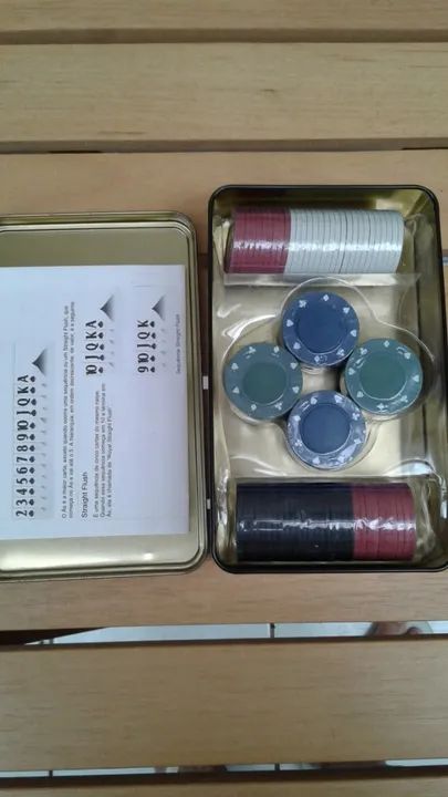 Fichas Para Poker Não Profissional  100 Fichas Onyx Games - Foto 3