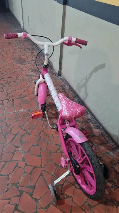 Bicicleta Caloi aro 16 com rodinha removível.  - Foto 4
