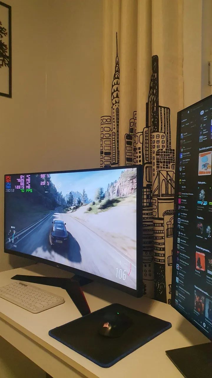 Monitor Gamer LG Curvo 34' polegadas