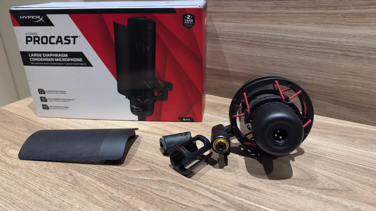 Microfone Hyperx ProCast64520764677122122