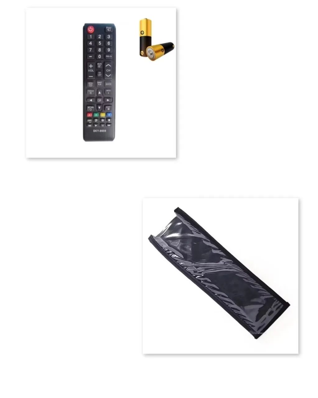 Controle Remoto Samsung + Pilhas + Capa Protetora