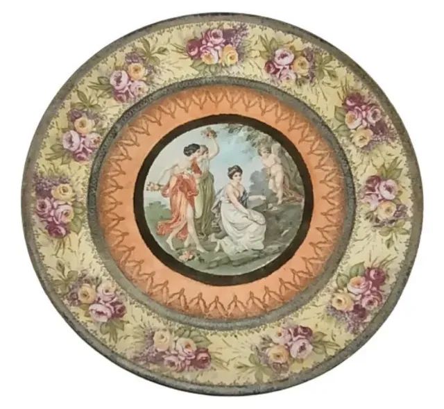 Antigo Prato Porcelana Royal Viena-marca Colmeia - Vintage - Foto 4