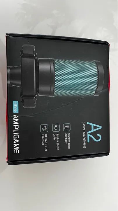 Microfone Fifine Ampligame A2 - Novo [Lacrado] - Foto 2