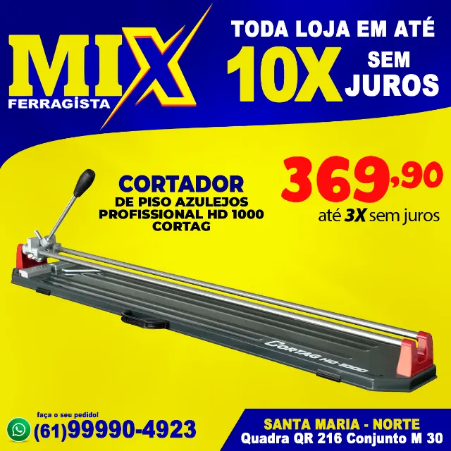 Cortador de Piso HD 1000 Cortag