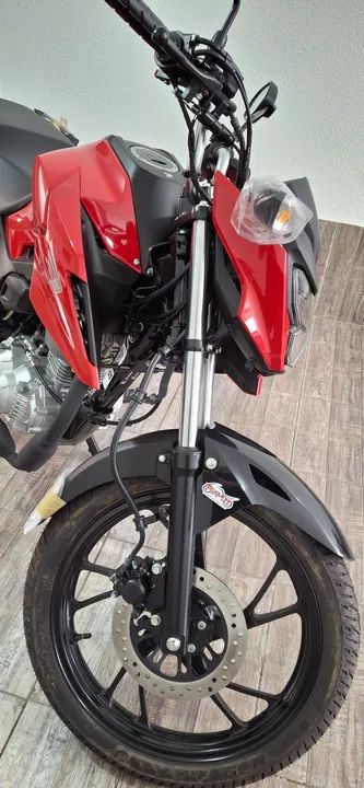 Honda Fan 160 2025 0KM Vermelha - Foto 2