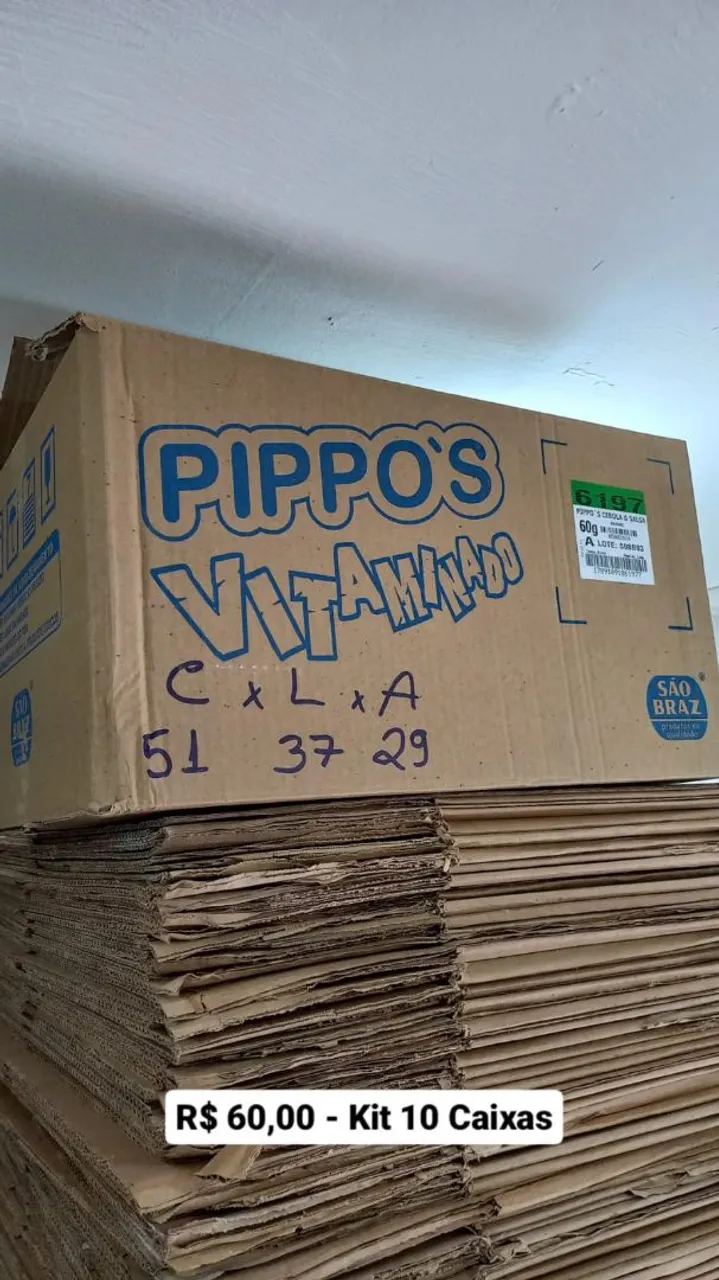 Caixas de Papelão - Kit com 10 caixas