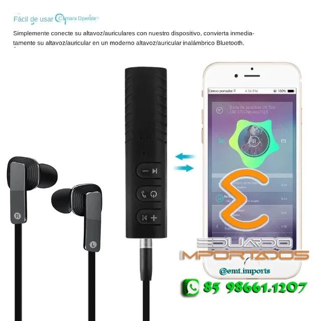 Receptor de Áudio Bluetooth sem Fio BT-USB-04 - Foto 2