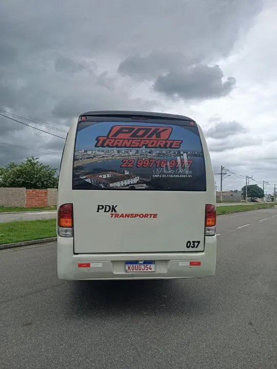 Microônibus motor MWM turbinado bomba injetora documentado escolar 32 lugares 2005 - Foto 6