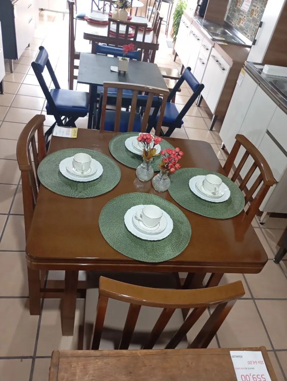 mesa com 4 cadeiras - Foto 2