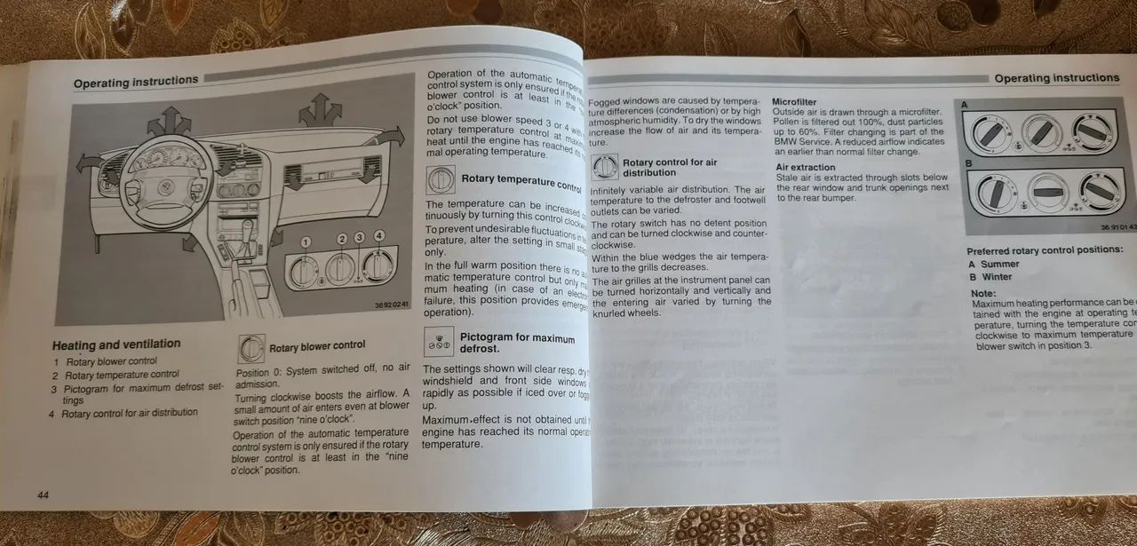 Manual da BMW 1992 - Foto 4