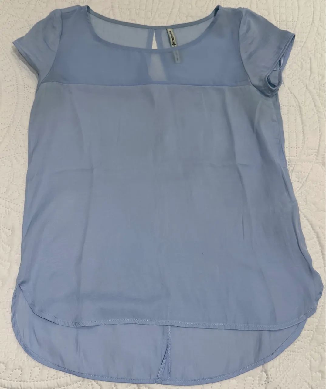Camisa azul Stradivarius