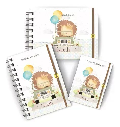 Baby Memory Book Kit, Vaccination Record Book, and Customized Box