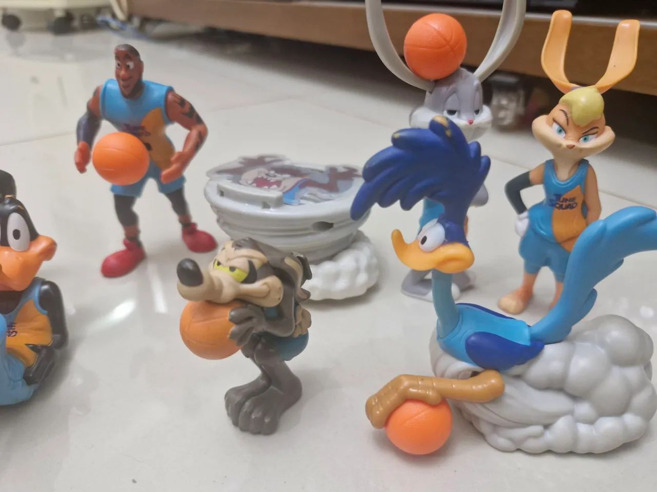 Coleção Looney Tunes Space Jam- 9 miniaturas Action Figure