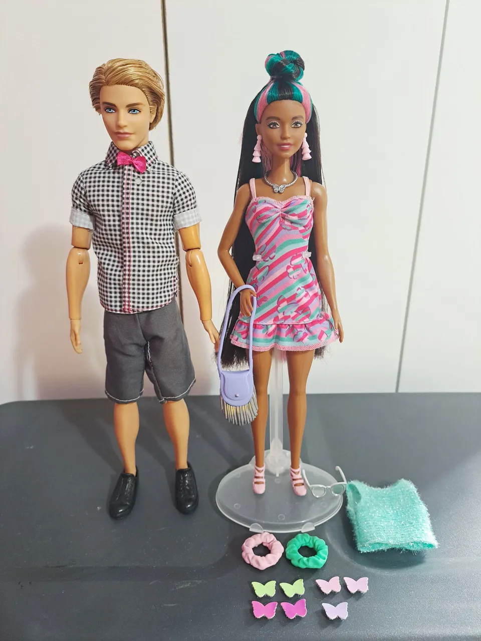Boneca Barbie, e Ken mini-lote