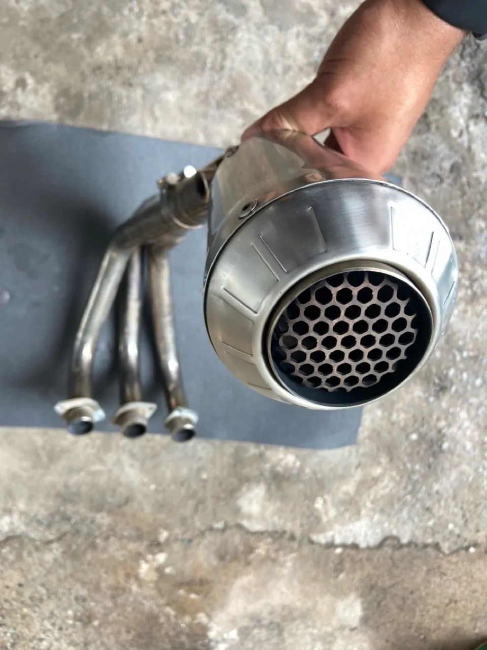 Escapamento MT09 power full inox  - Foto 8