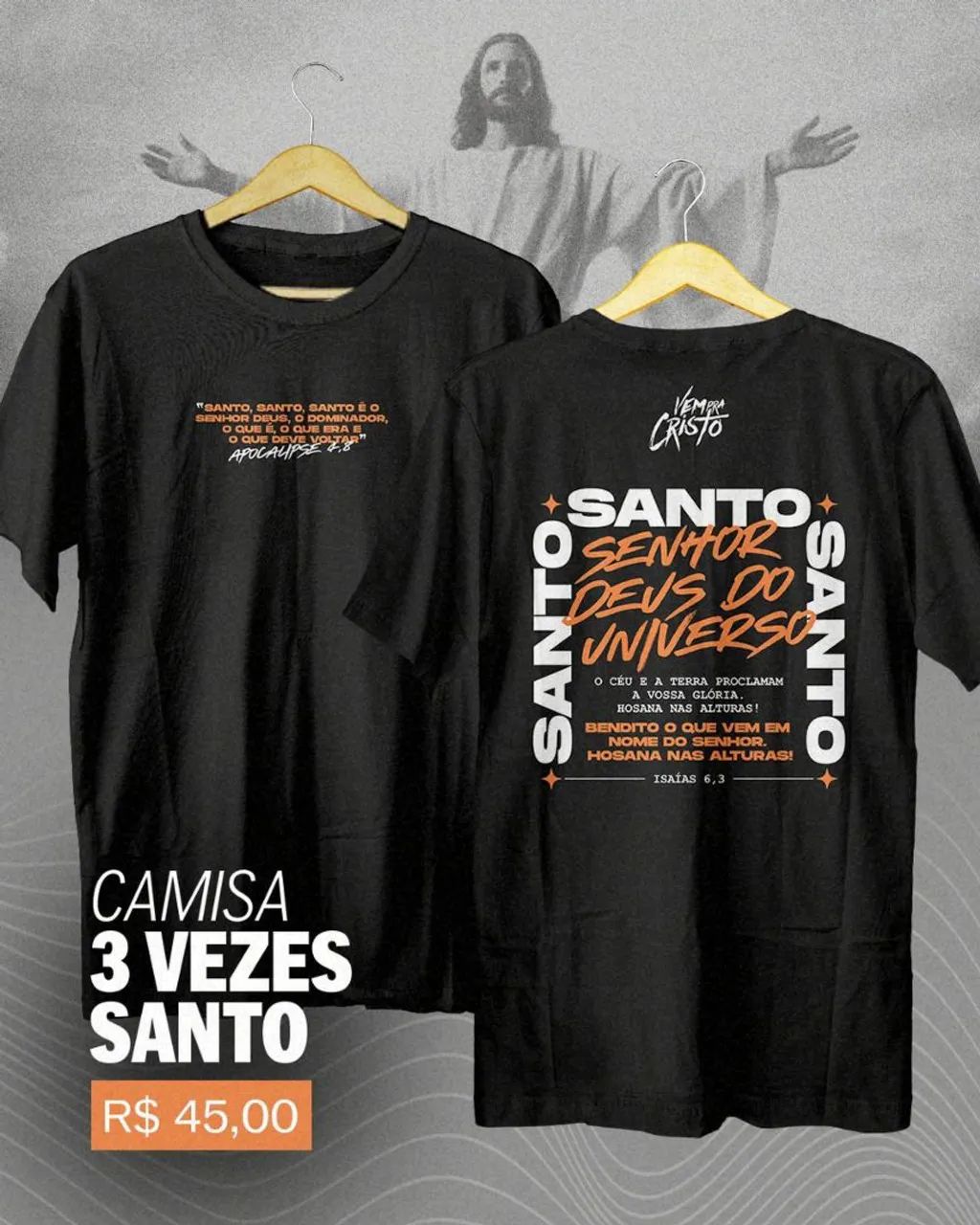 Camisa Vem Pra Cristo - Foto 3