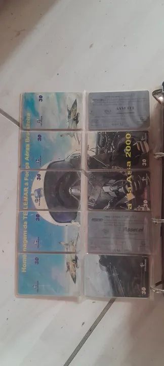 Coleção de figurinhas antigas - Telefone sem Fio,  cartões telefônicos  - Foto 2