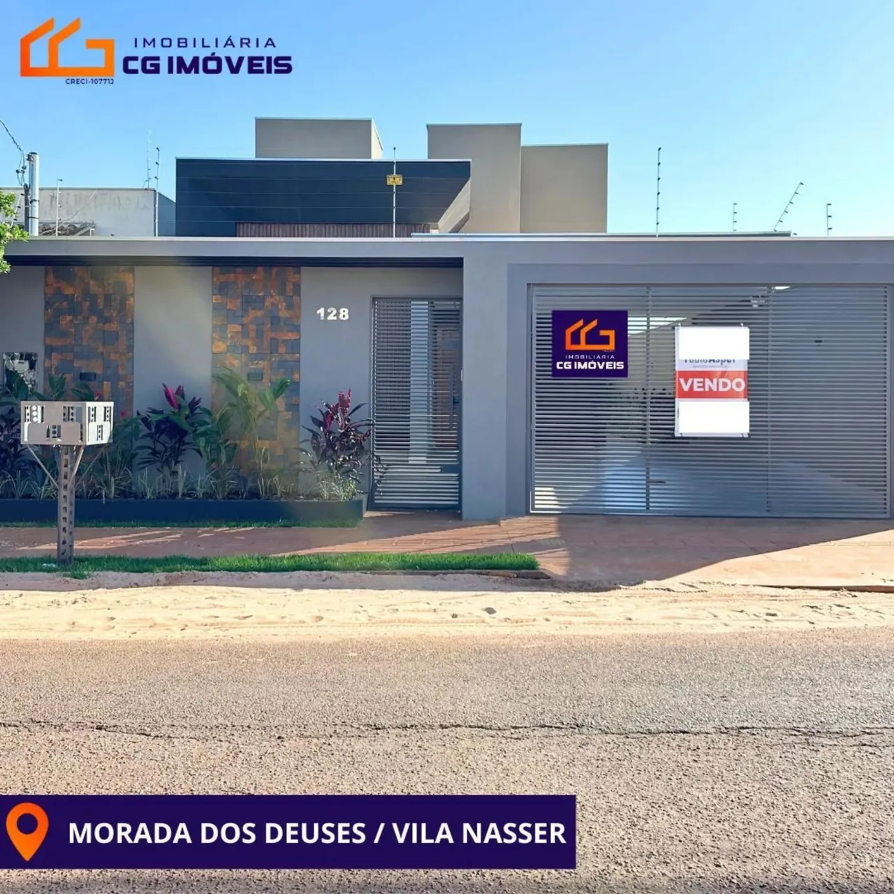 Casa á venda com 3 quartos sendo 1 suíte na Morada dos Deuses em Campo Grande - MS