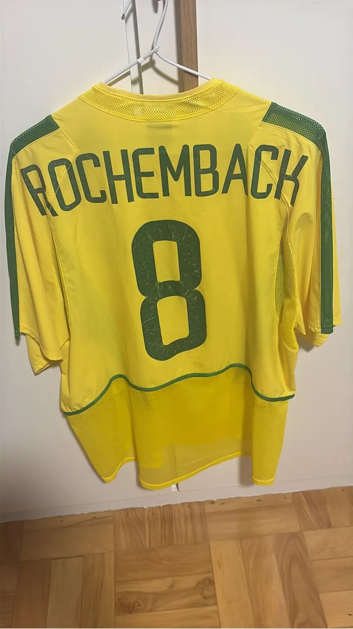 Camisa Seleção Brasil 2002 - 2004 de Jogo - Foto 4