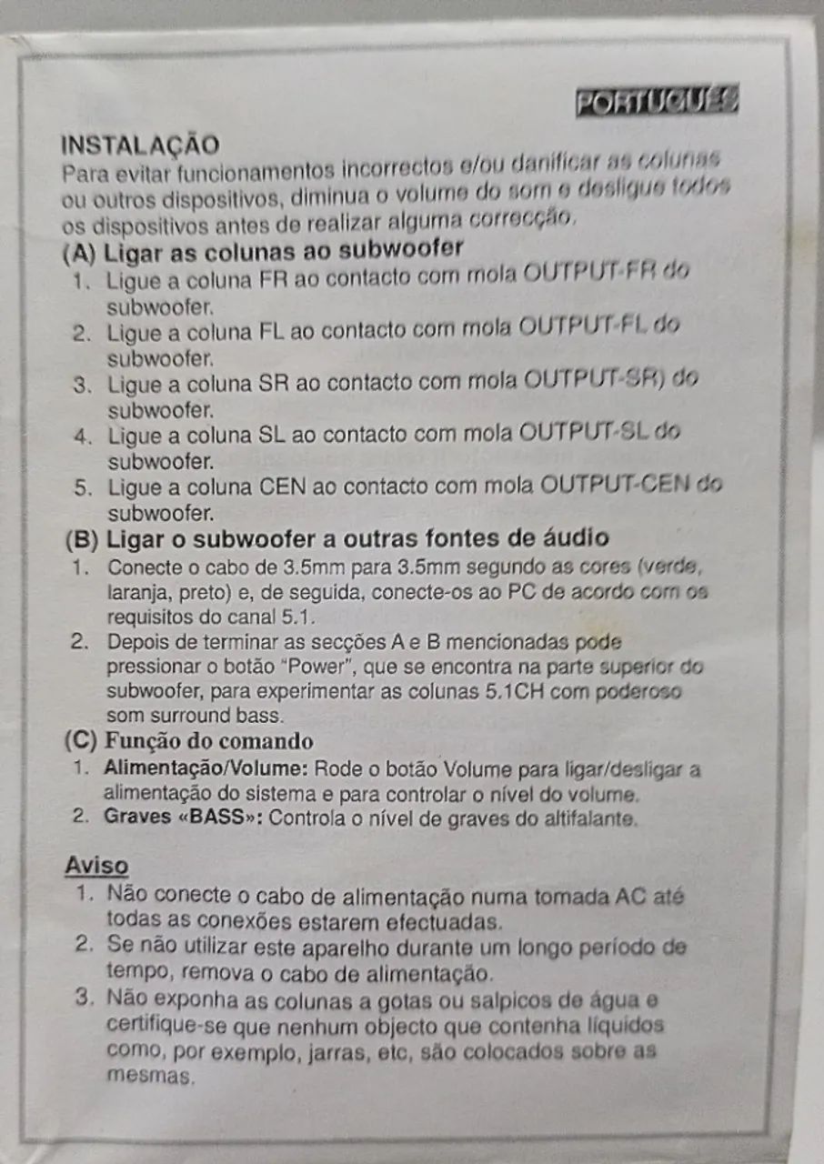 Sistema De Som Surround Genius 5.1 Bass Enhanced Para Pc  - Foto 6