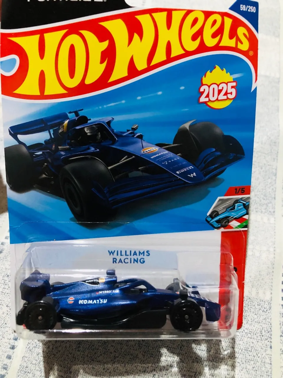 Carrinho Hot Wheels Williams Racing 2025 - 59/250