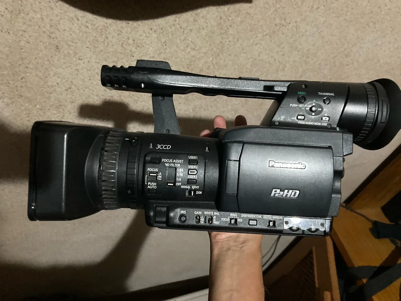 Filmadora Panasonic hpx170 P2HD
