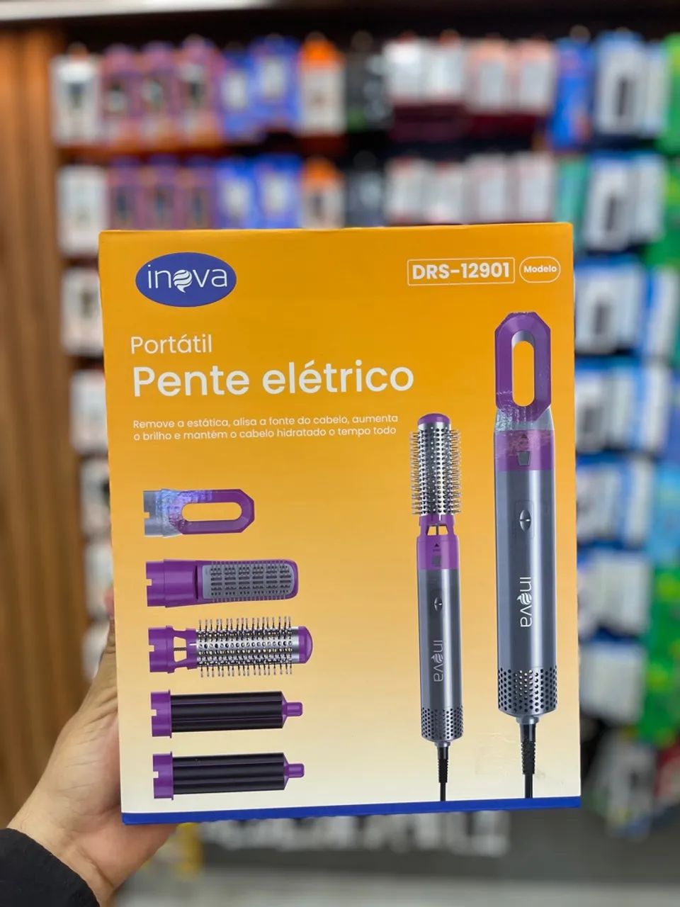 Pente Elétrico Inova DRS-12901 - Portátil - Foto 3