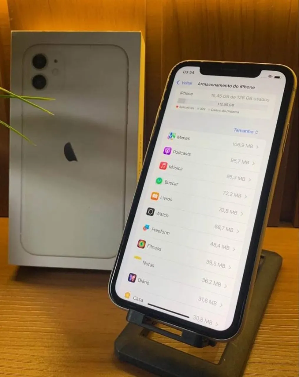 IPHONE 11 BRANCO 128GIGAS