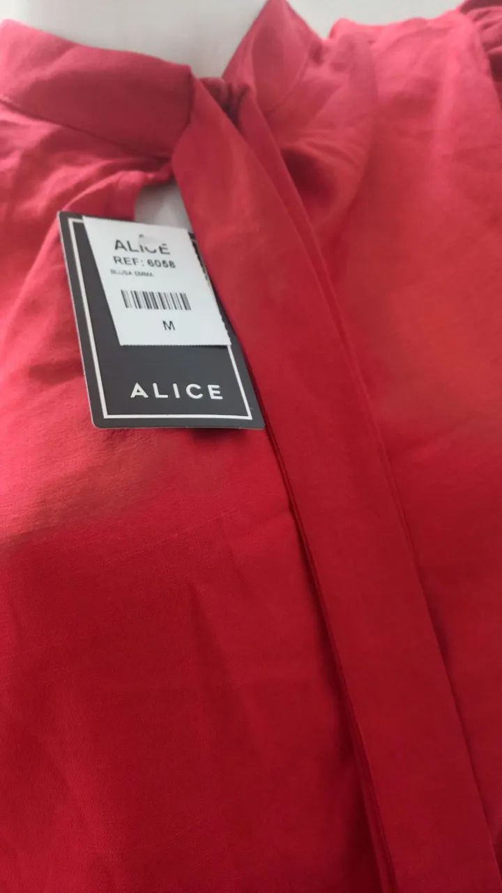 Blusa  vermelha  - Foto 3