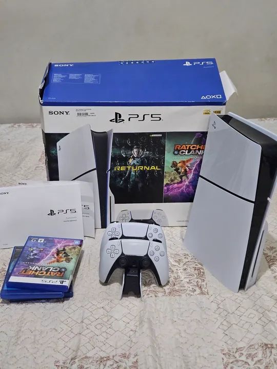 Vendo ps5 slim 6 meses de uso - Foto 3