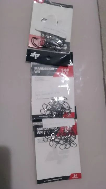 Anzóis Maruseigo WR - Pacote com 34