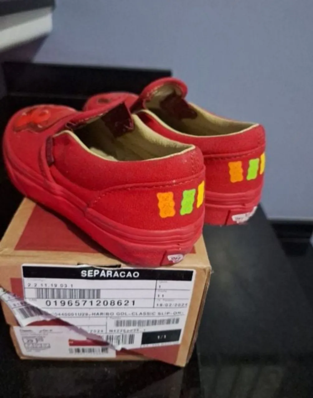 Tênis Vans Infantil - Haribo Vermelho