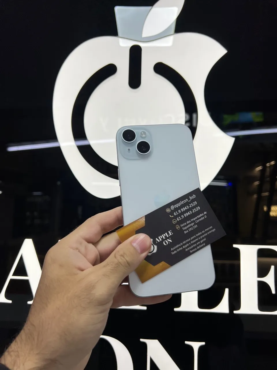 IPHONE 15 PLUS 128GB AZUL SEMI NOVO PROMOÇÃO TOP ZERADO 