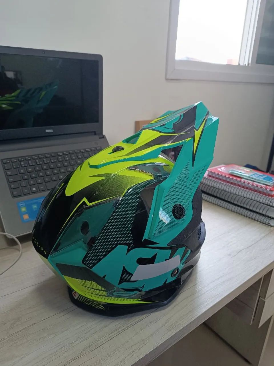 Capacete ASW Fusion + Óculos 100% - Foto 6