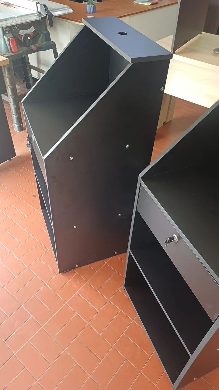 Balcão Para Caixa, Vallet, Lojas, Recepção Com Gaveta e Prateleira 100% MDF - Foto 3