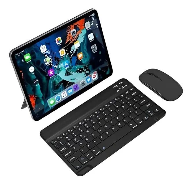Kit Teclado E Mouse Bluetooth. Mouse & Keyboard Xtrad Ultra Fino  - Foto 2