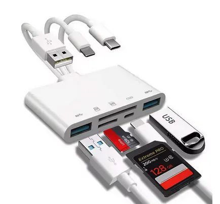 Leitor de cartão universal 8 em 1