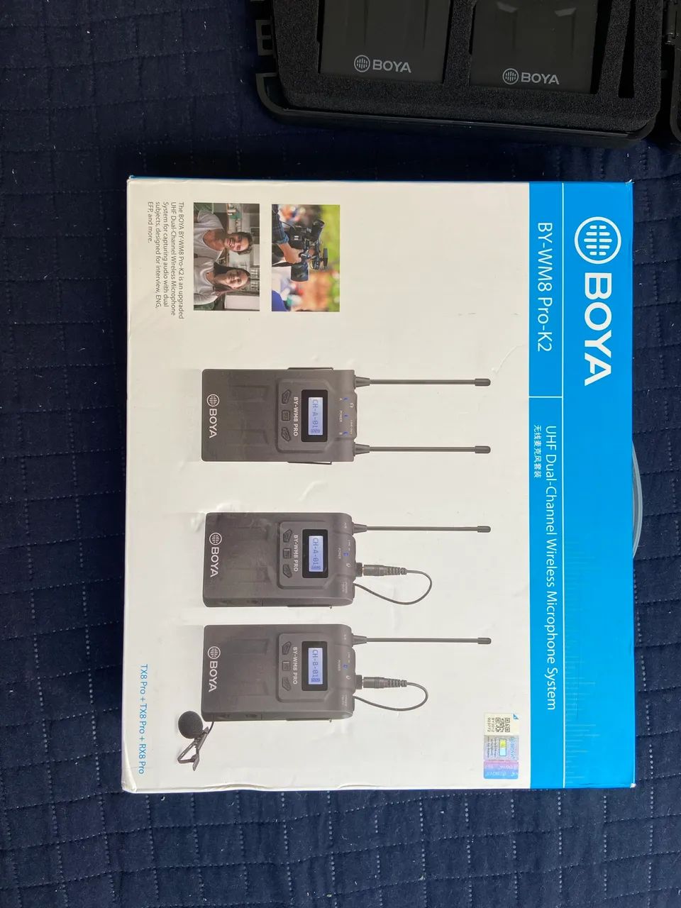 Microfone Boya BY-WM8 Pro-K2 NA CAIXA!64520779443585125