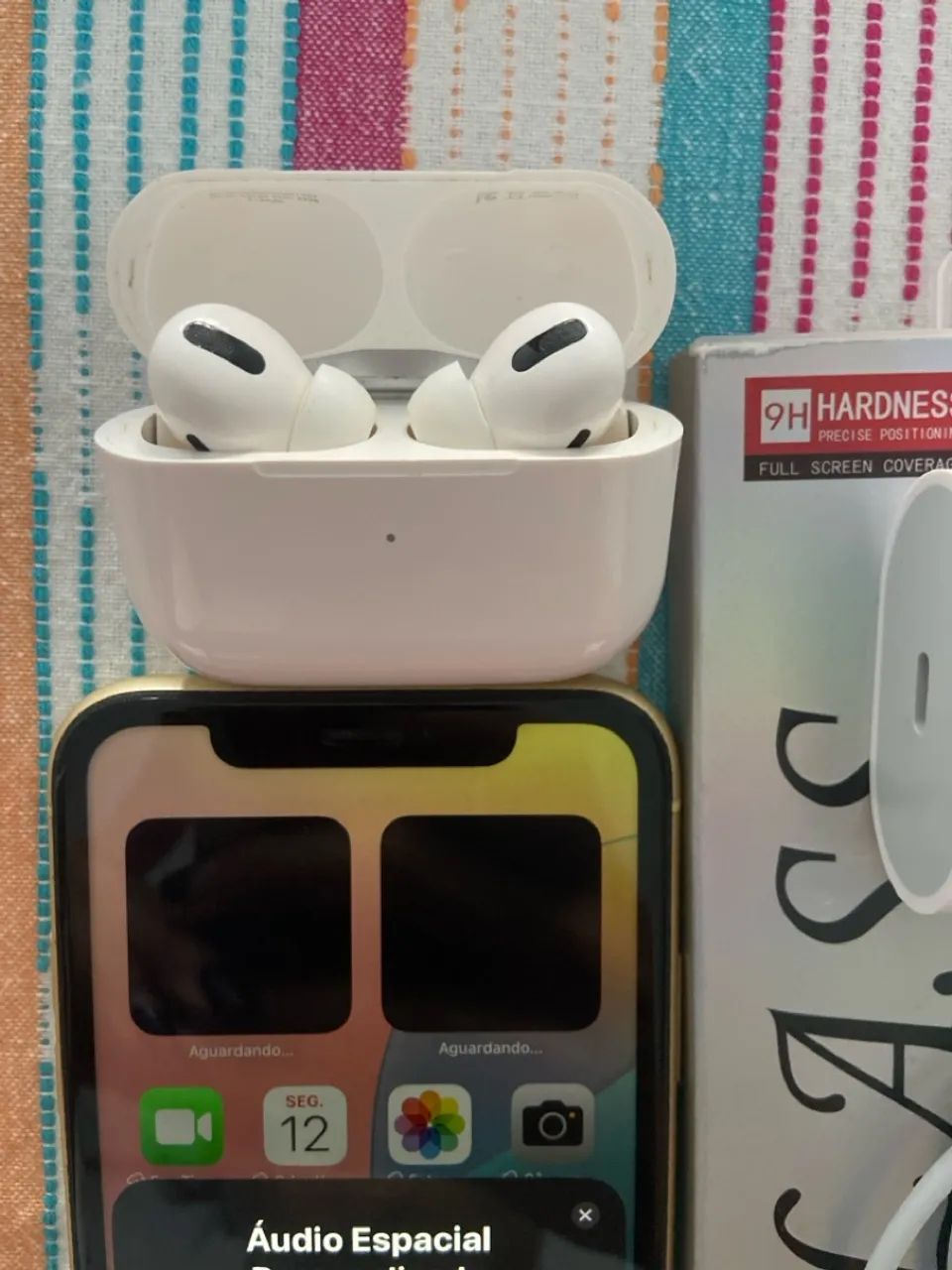 iPhone XR + AirPod Pro + cabo e carregador + película - Foto 3