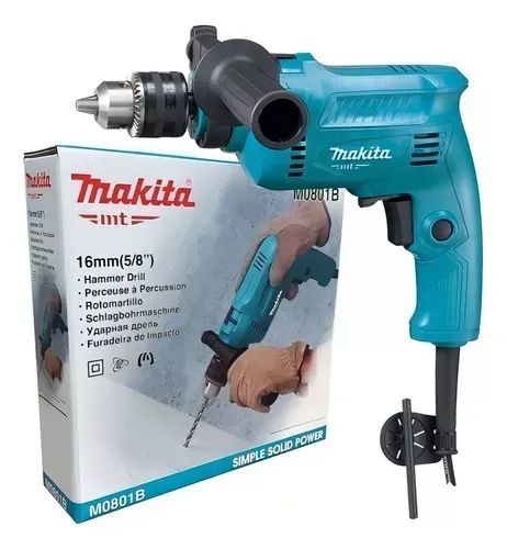 Furadeira Martelete Elétrica de 16mm Makita M0801B 550w