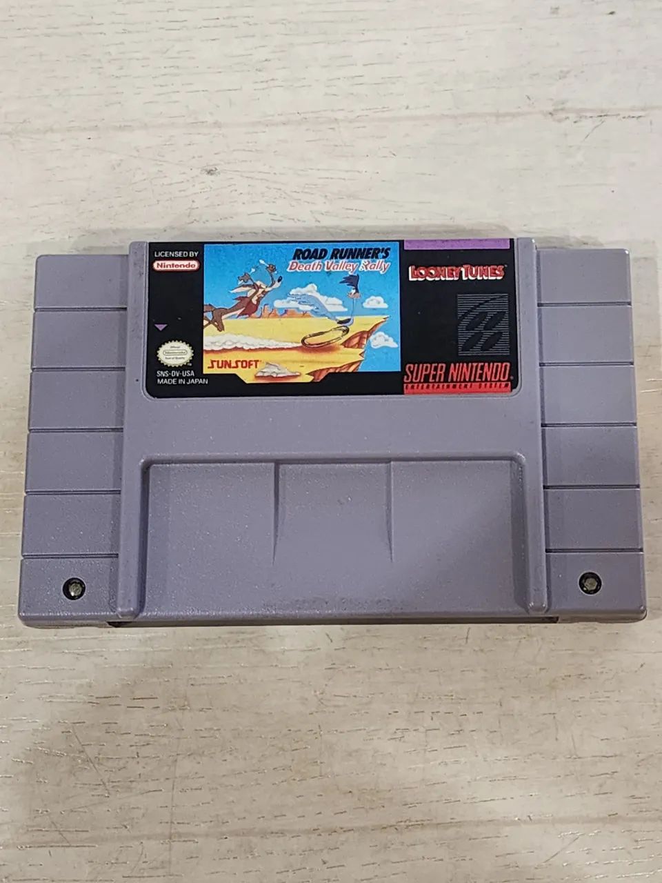 Road Runners Death Valley Rally de snes - Jogos de Vídeo Game